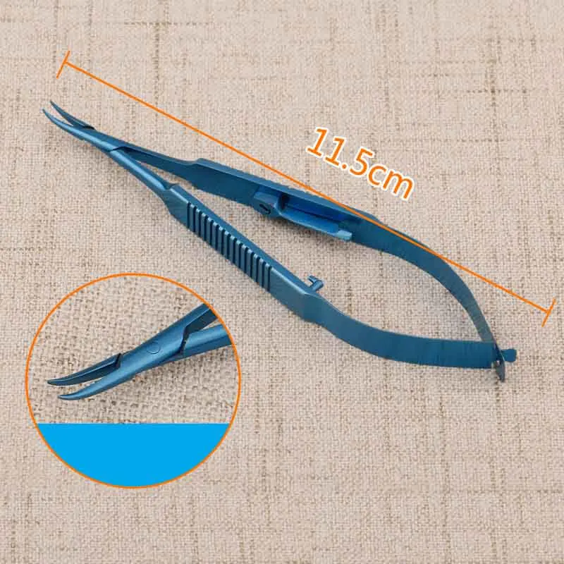 Micro-locking needle holder 12cm14cm16cm18cm pen pin clamp self-locking needle clamp surgical instruments - Цвет: Шлифованная бронза