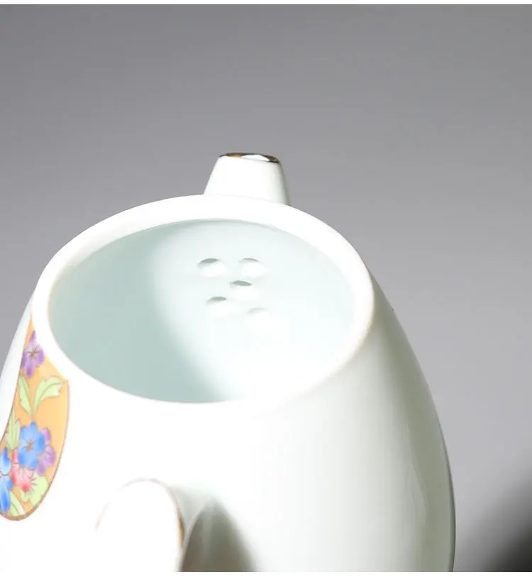 Белый фарфор Dehua чайник домашний фильтр чайник Си Ши маленький керамический кунг-фу зеленый чай галстук Гуань Инь Улун чайная посуда