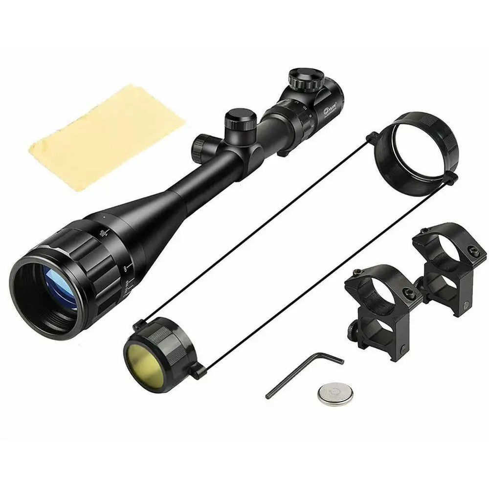 Снайпер 6-24x50 Aoe Riflescope Jacht Hoge Kwaliteit Produto Rood Groen Richtkruis снайперская винтовка Red Dot Sight