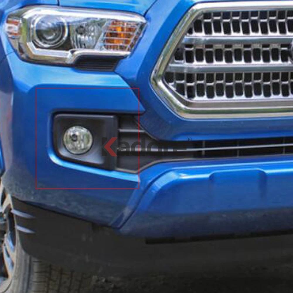 Для Toyota Tacoma- ABS Хромированная автомобильная лампа заднего противотуманного фонаря Чехлы бампер крышка отделка защита Стайлинг