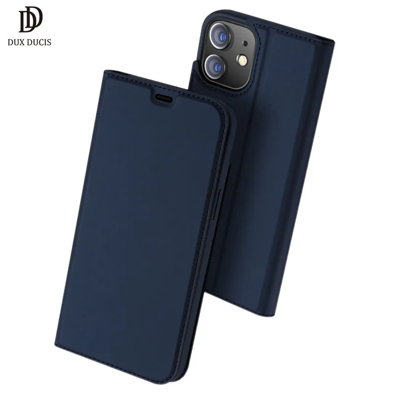 Чехол для Apple iPhone 12 чехол DUX DUCIS Skin Pro Series откидной бумажник деловой кожаный iPhone12 с