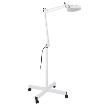 

Lampadaire LED Magnifying Floor Light Lamp with 8X Magnifier for Home Reading Research EU Plug 220V