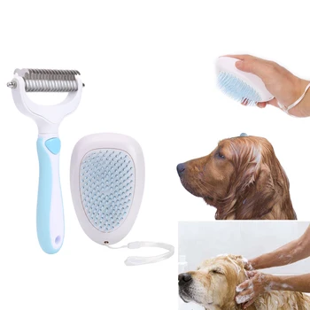 

Multifunction Pet Cat Dog Brush Puppy Bath Shampoo Massage Hair Removal Comb Cleaning Hair Grooming Tools Pet Supplies