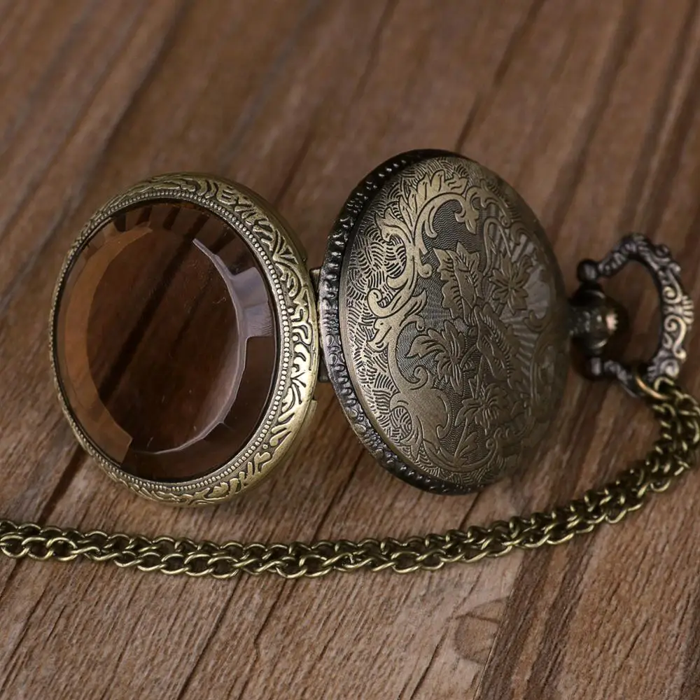 New Arrivals Vintage Quartz Pocket Watch Chain Pendant Necklace Men Fob Watch Gift relojes de bolsillo
