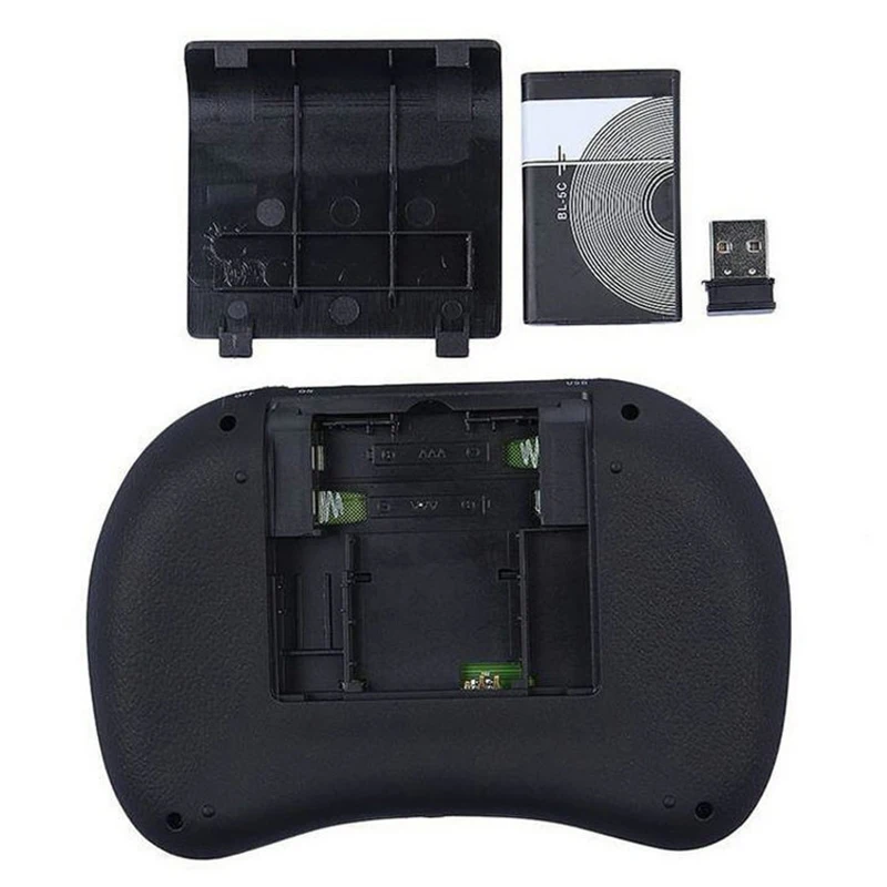 I8 русская английская версия 2,4 ГГц Беспроводная клавиатура воздушная мышь с тачпадом ручная работа с Android tv BOX Мини ПК 18