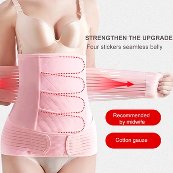

Postpartum Belt Post Partum Bandage Postnatal Support Girdle Slim Waist Cincher Shapewear Belly Band Body Shaper Trainer Corset