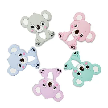 

Baby Silicone Teether BPA Free Teething Toy Nursing Silicone Necklace Toys Stop Sucking Thumb DIY Chain Baby Teething
