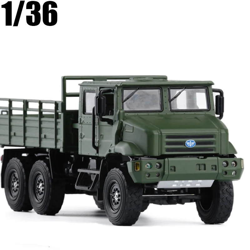 Military Truck SUV FAW MV3 1:36 Force Army 4x4 Diecast Metal Model Car Camouflag 