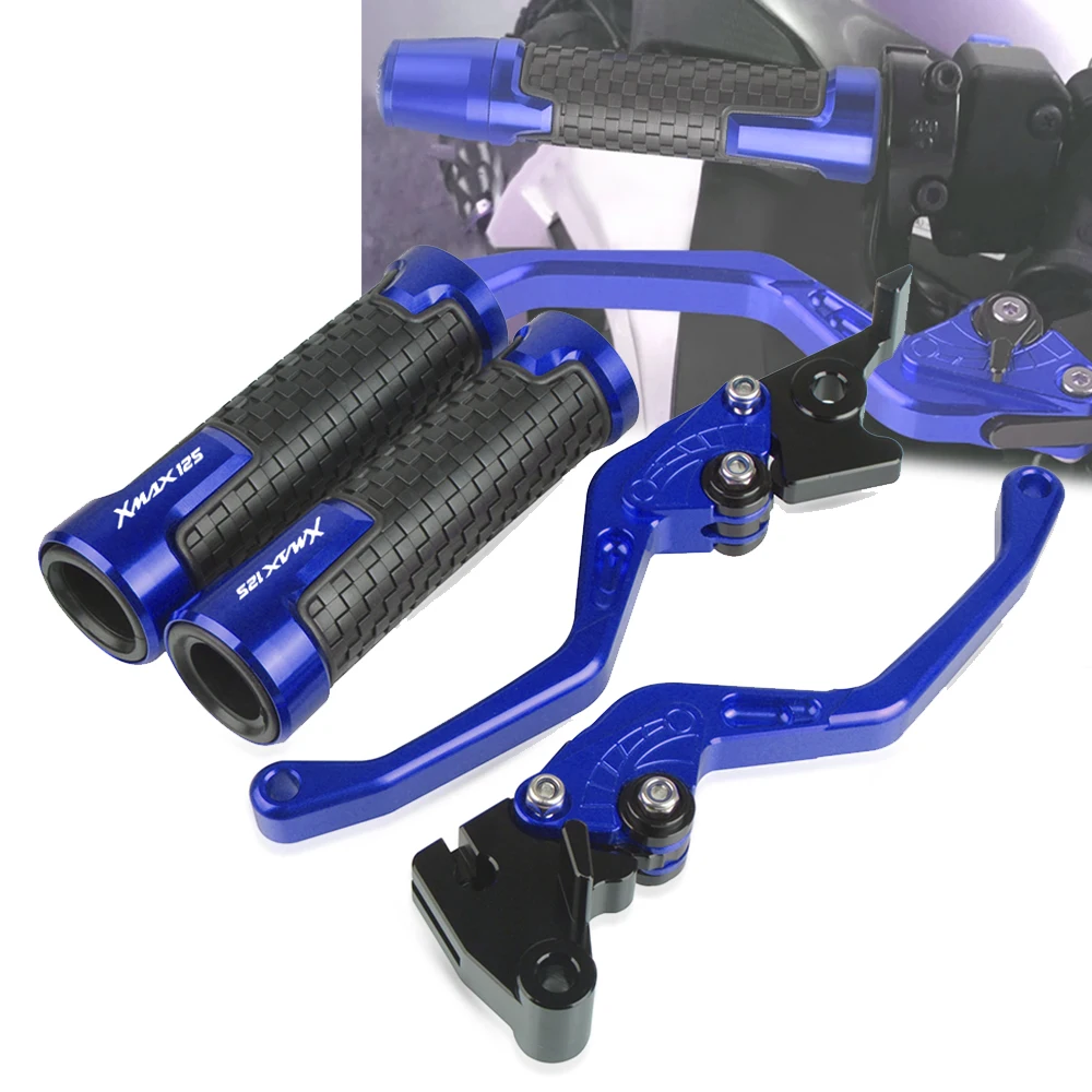 

CNC алюминий для YAMAHA XMAX125/200/250/400 Allyears аксессуары для мотоциклов Рычаги тормозной муфты ручки XMAX 125 с логотипом
