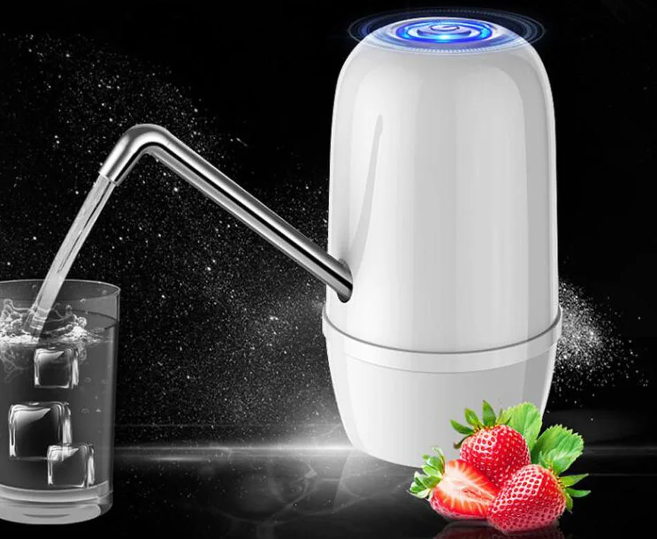 Автоматический водяной насос для бутылки, зарядка через usb, двойная электрическая бутылка, насос для питьевой воды, диспенсер, ручной насос, бутилированная вода