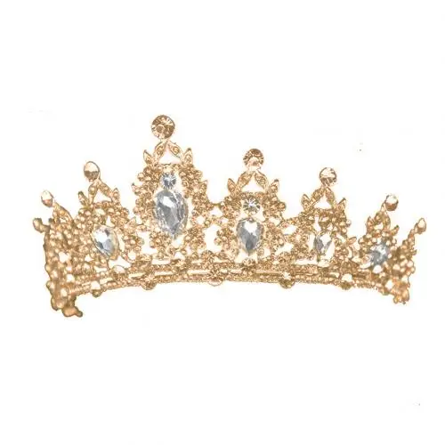 Golden Различные серебряные, золотые короны с кристаллами для невесты, диадема, модная королева для свадьбы, корона, головной убор, свадебные украшения для волос, аксессуары - Цвет: Golden