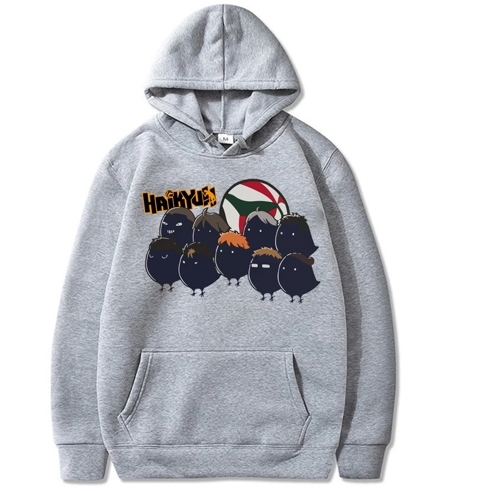 

Haikyuu Unisex Hoodie Japanese Popular Style Anime Printing Men's Hoodie Sweatshirt Daily Casual Pullover