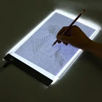 

A4 LED Drawing Tablet Digital Graphics Pad USB LED Light Box Copy Board Electronic Art Graphic Painting Writing Table