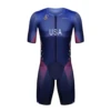 Roka USA Team Triathlon Race Suit Cycling Skinsuit Mans Sleeveless Swimwear Bike Jersey Ropa Ciclismo Bicycle Clothes Jumpsuit 1