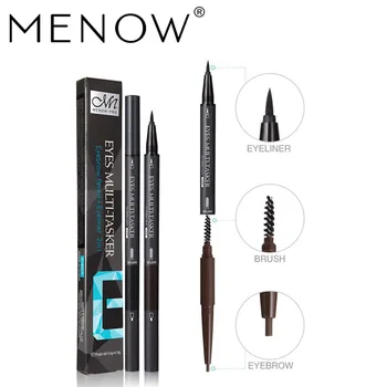 

Menow 3 in 1 Multi-Functional Double Eyeliner Eyebrow Pencil Waterproof