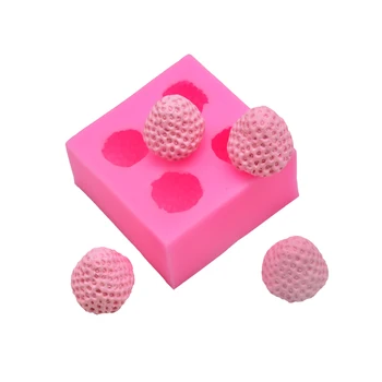 

3D Strawberry Shape Silicone Mould Diy Cake Decorating Fondant Molds Handmade Candy Chocolate Mold