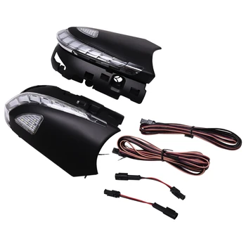 

Car Dynamic Turn Signal Light Parking Puddle LED Side Mirror Sequential Indicator Trim for Toyota Camry C-HR CHR 2018 2019 Prius