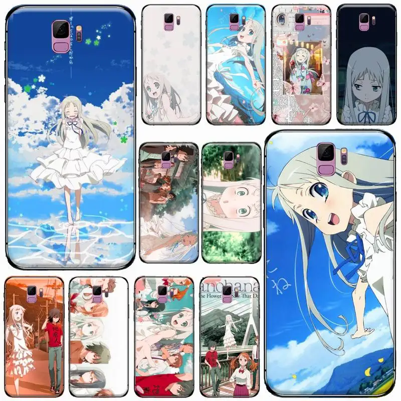 

anohana Meiko Anime Phone Case For Samsung S6 S7 edge S8 S9 S10 e plus A10 A50 A70 note8 J7 2017