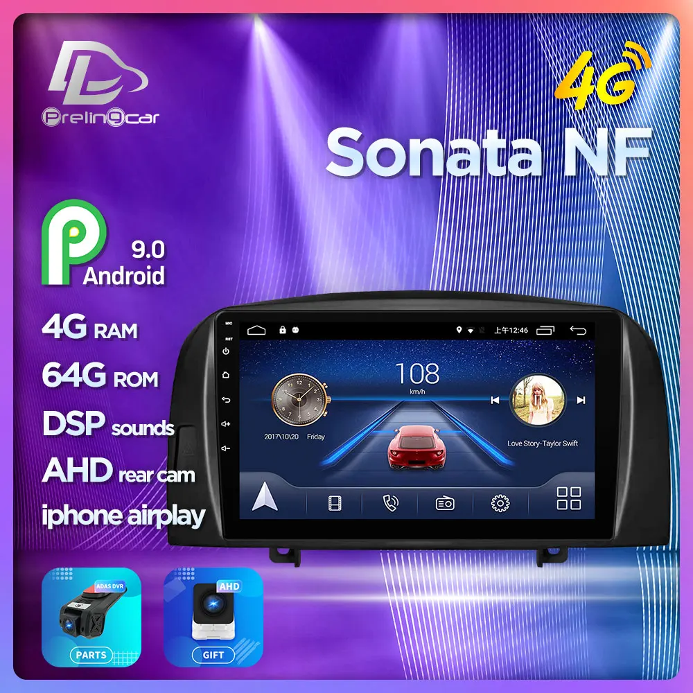 Android 9.0 System Car IPS Touch Screen Stereo For HYUNDAI SONATA NF player Stereo Android 9.0 System Car IPS Touch Screen Stereo For HYUNDAI SONATA NF player Stereo