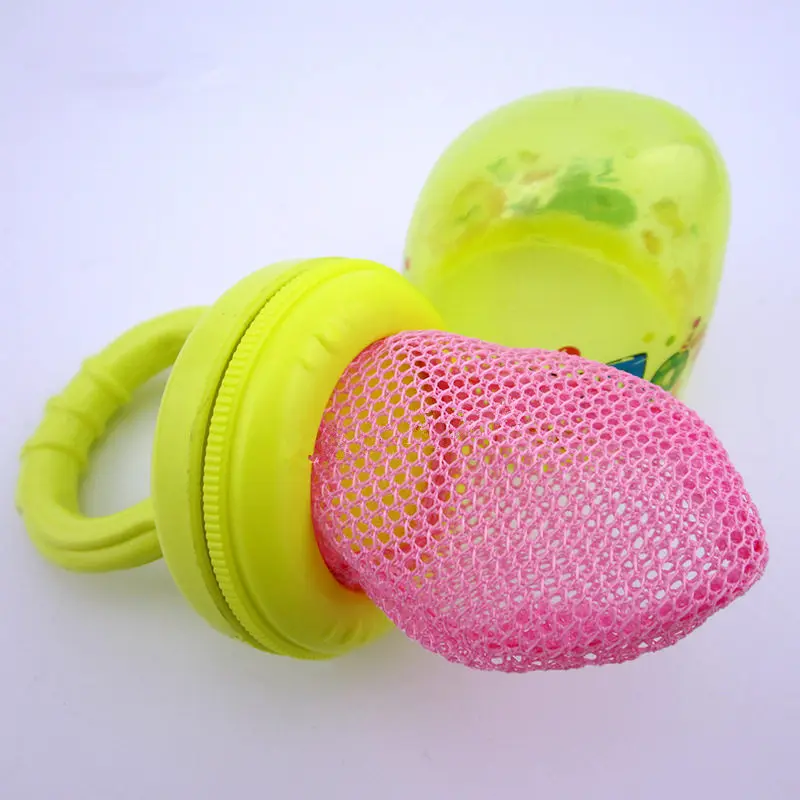 Baby Pacifier Baby Pacifier Fresh Food Nibbler Feeder soother Newborn Safety Feeding Nipple Mesh Bag Chew Fruits Vegetables Chupeta Soother