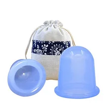 Высокое качество 2 шт./компл. Семья массаж тела помощник китайская терапия вакуумное средство против целлюлита силиконовые банки чашки облегчение боли инструменты