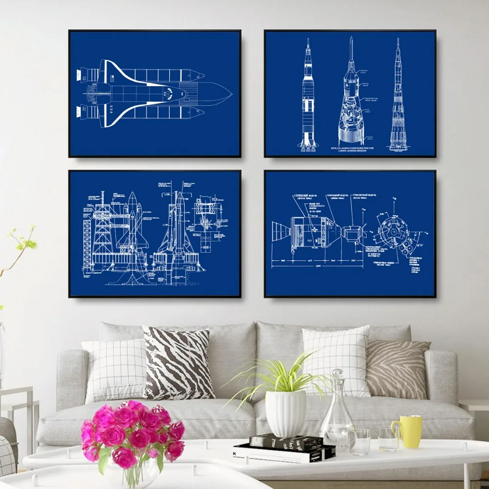 Rocket-Patent-Blueprint-Drawing-Science-Picture-Poster-Picture-Poster-Canvas-Print-Painting-Wall-Art-Living-Room (3)