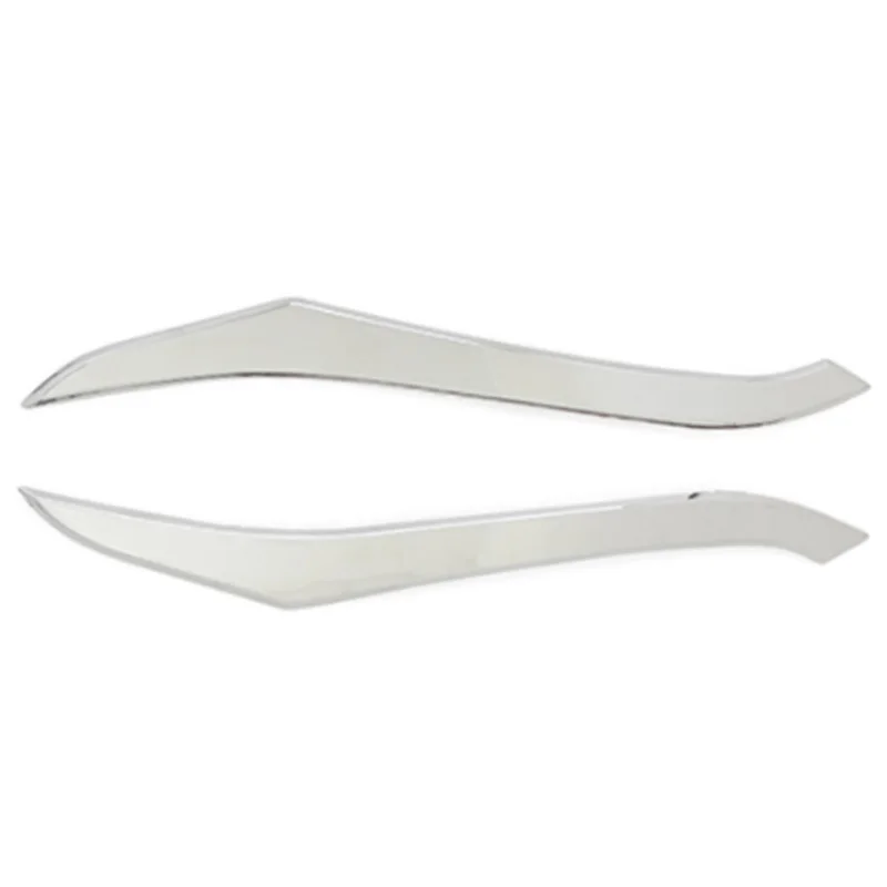 for Honda CRV 2012 2013 ABS Chrome Front Grills Decorative Cover Frame Trim Grilles Decoration Strip Moldings 2Pcs/Set