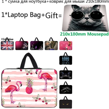

15.6 Laptop Bag Sleeve Neoprene Notebook Case 17 15 13 12 14 10 10.2 Tablet Cover+210x180mm Gaming Mousepad For iPad Pro 11 Dell