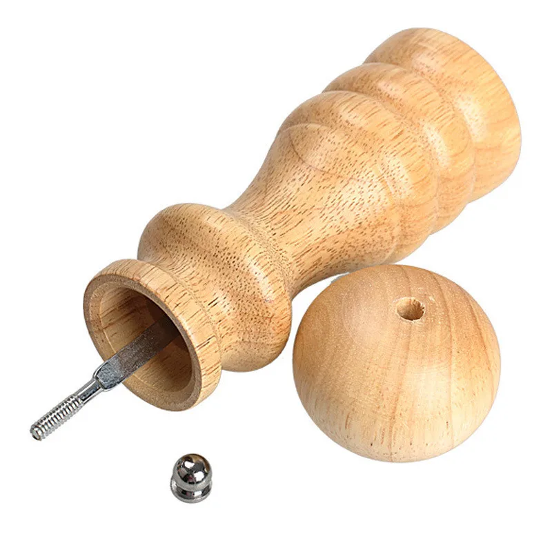 6Inch-Classical-Wooden-Oak-Pepper-Spice-Salt-Corn-Mill-Grinder-Muller-Free-Shipping (1)
