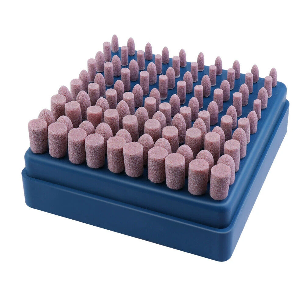 

100pcs Stone Polishing Grinding Heads Nail Drill Bits Kit Wood Metal Abrasive Tool Electric Grinding Head Wheels For Rotary Tool