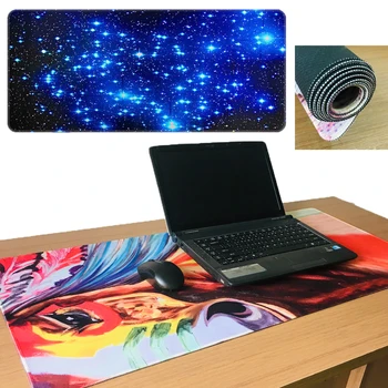 

Locked Edge Large XXL Size Desk Mat Gaming Mousepad Fasion 900x400x2mm Soft Play Mats For Overwatch League Of Legends Starcraft