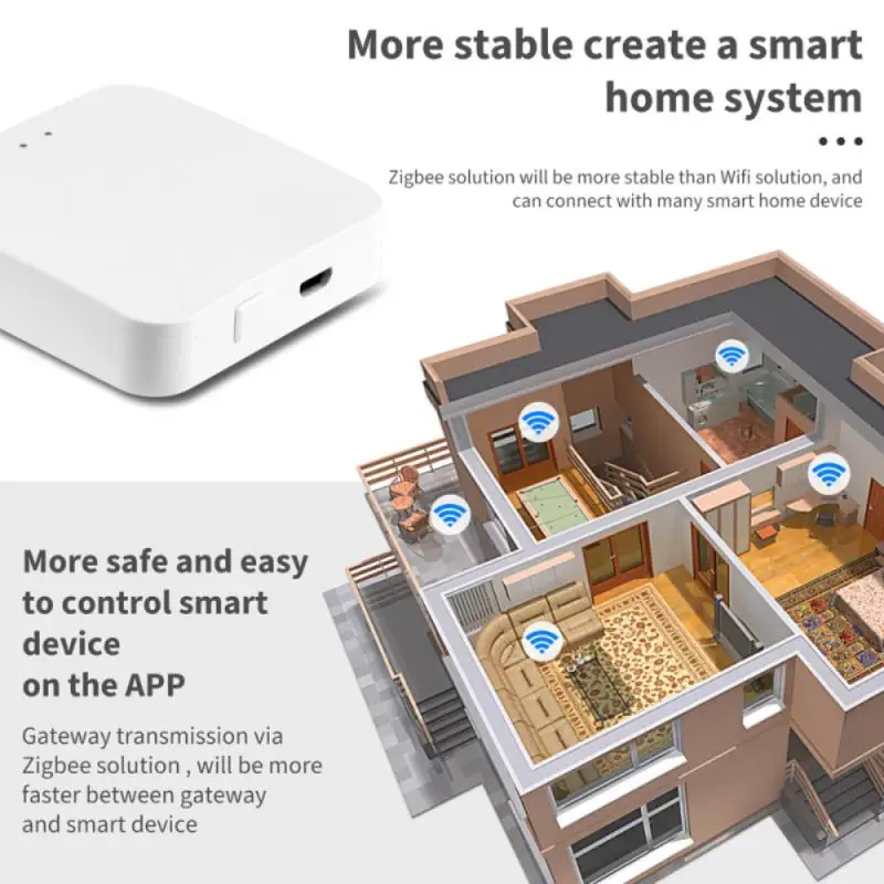 Zigbee + Bluetooth Funciona com Vida Controle de Voz Tuya Zigbee Inteligente Gateway Casa Ponte Ewelink Alexa Google Hub - Image 5