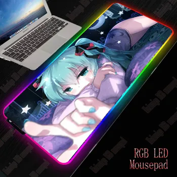 

MRGBEST Beautiful Hatstune Miku Mouse Pad Large Mouse Mat Big Desk Mat Non-Slip Rubber Base Mousepad for Laptop Game Waterproof