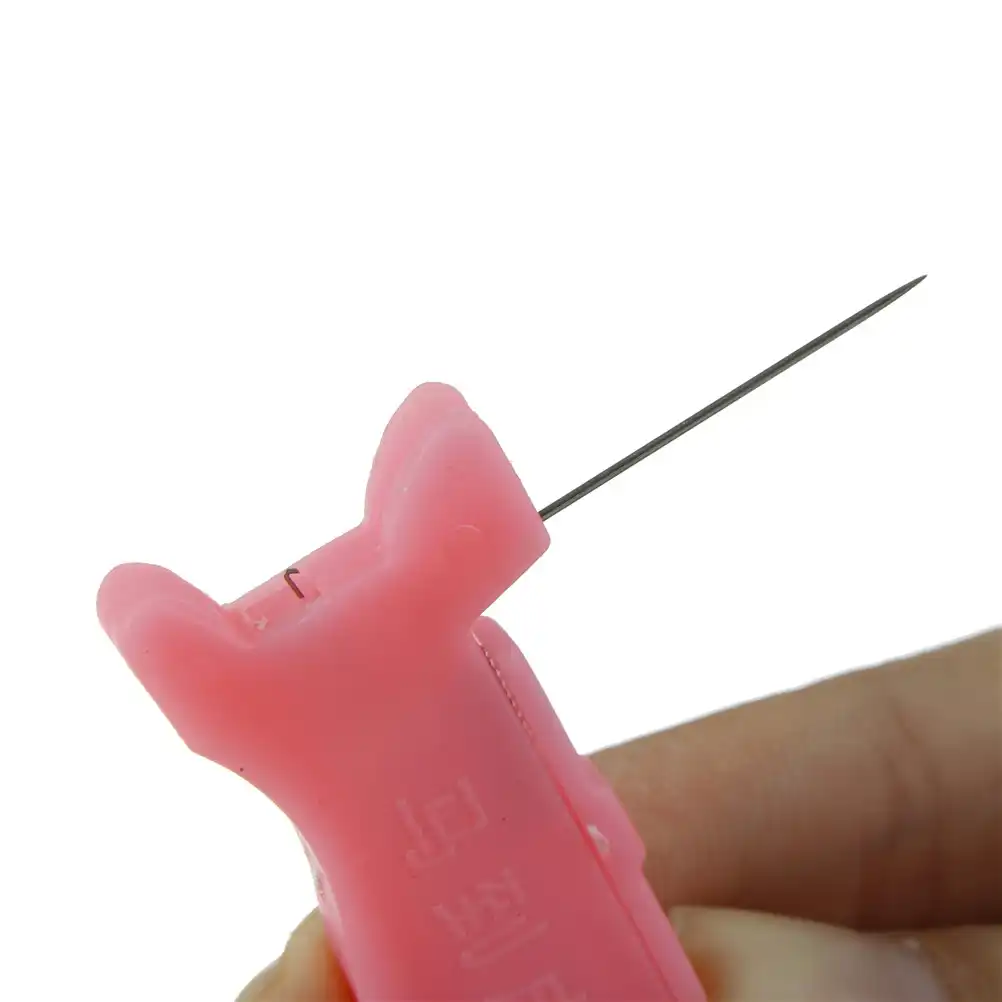 3x Horse Elderly Use Automatic Sewing Needle Device Threader Thread Guide Tool H