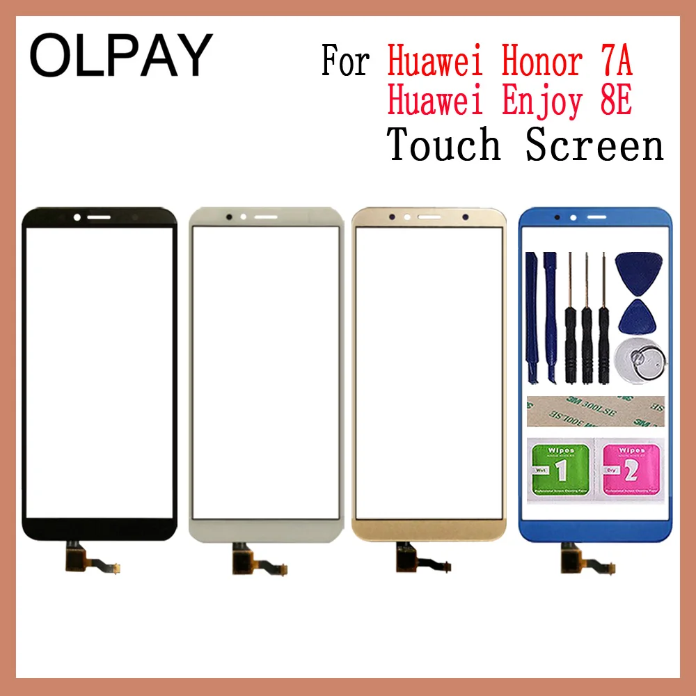 OLPAY 5," для huawei Honor 7A сенсорный экран дигитайзер для huawei Enjoy 8E ATU-AL10 Сенсорная панель Сенсорный экран сенсор переднее стекло