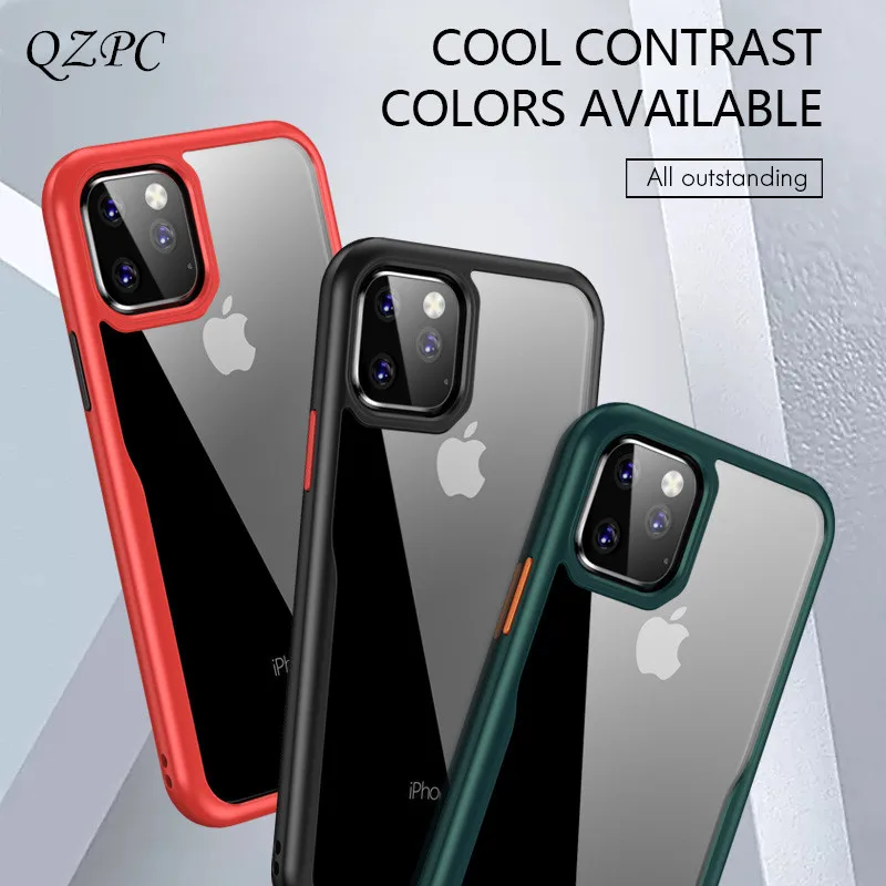 

For iPhone 11 11Pro Max XIR 11R Case 2019 Vpower Ultra Slim Clear Back Cover For iPhone 11 Phone Cases Coque 5.8 6.1 6.5 inch