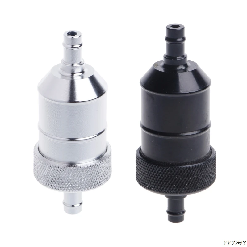 

Universal Aluminium Inline Fuel Oil Filter 1/4" 6mm Motorcycle Pit Dirt Bike re-usable Fuel Filter 2018-