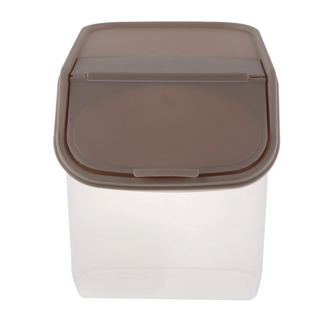  Kitchen   Food   Storage   Container   Box   Beans   Rice   with   Measuring   Cup   Stackable 