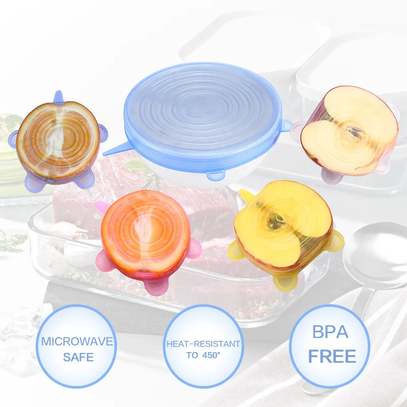 

6-piece fruit and vegetable/ food plastic wrap