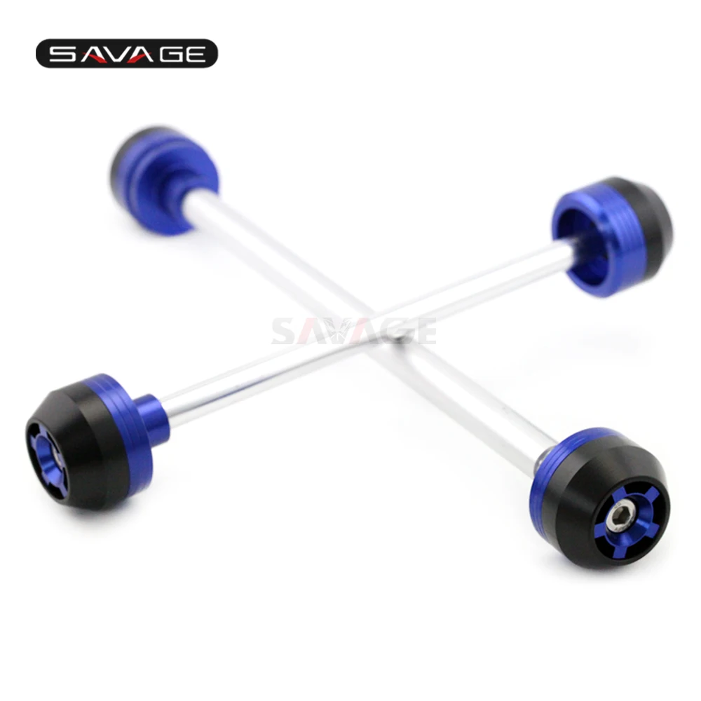 Front Rear Axle Fork Wheel Protector Sliders Falling Protection (44)