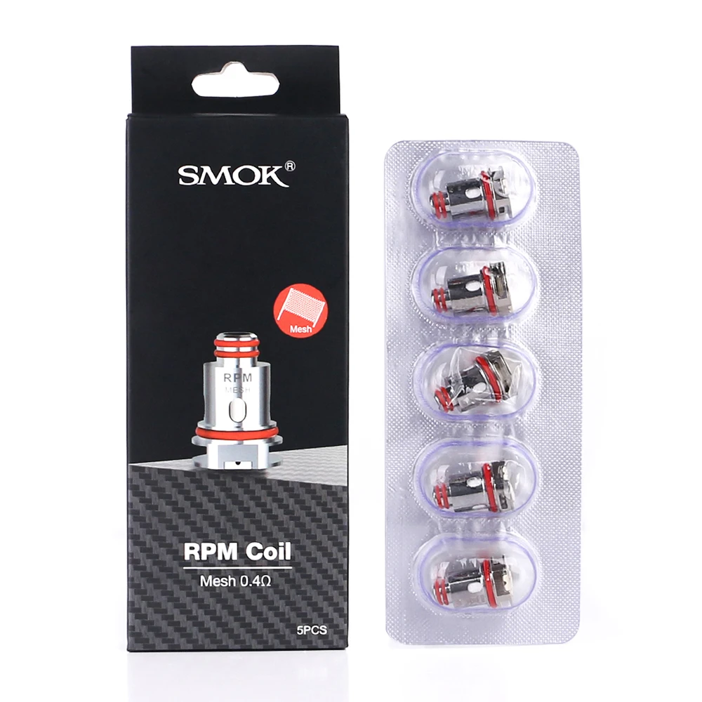 Катушка для электронной сигареты Smok RPM40 Pod Vape kit mesh 0.4ohm triple 0.6ohm nord Mesh MTL DC катушки SMOK