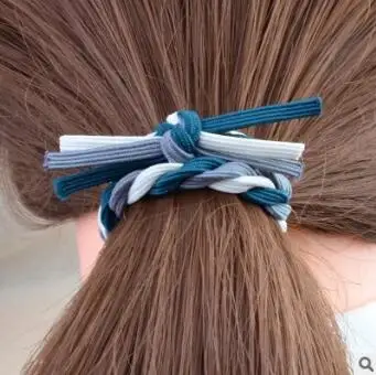 Bandas de Borracha Anéis de Cabelo Lote Faça Você Mesmo Multi Tricô Cores Sortidas Elasticidade Styling Ferramentas Acessórios Ha747 Overstriking 600 Pçs –