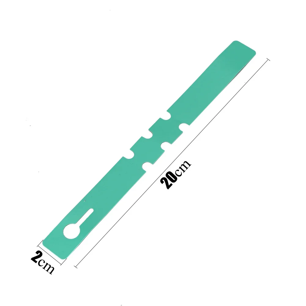 Description Picture 3 of item30-100PCS Gardening Garden Plant Nursery Hang Tag Label Plastic Identification Card Waterproof Ring Set Markers Reusable