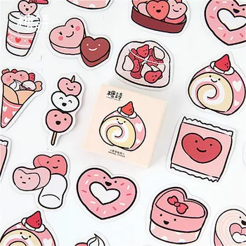 

1box Lovely Sweet Food Notes Washi Tape DIY Planner Masking Tape Office Adhesive Tape Stickers Decorative Stationery Tapes