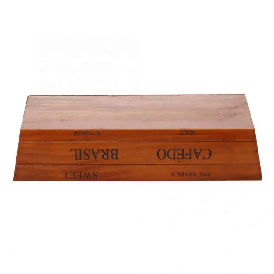 Succulent Planter Wooden Decorative Rectangle Table Flower Pot Gardening Decorative Rectangle Flowerpot Wood Flowerpot