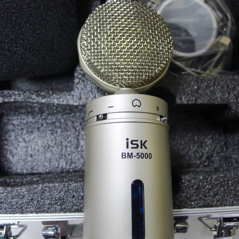 Original ISK BM-5000 Professional Condenser Microphone For Computer Recording Studio Performance Mic Shock Mount