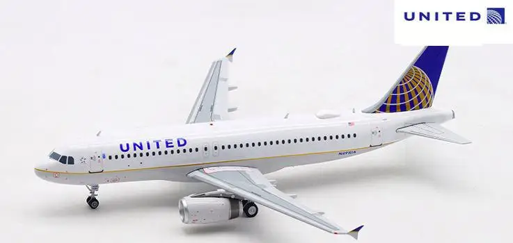 Inflight Юнайтед воздушный автобус A320 1/200 литой самолет модель самолета