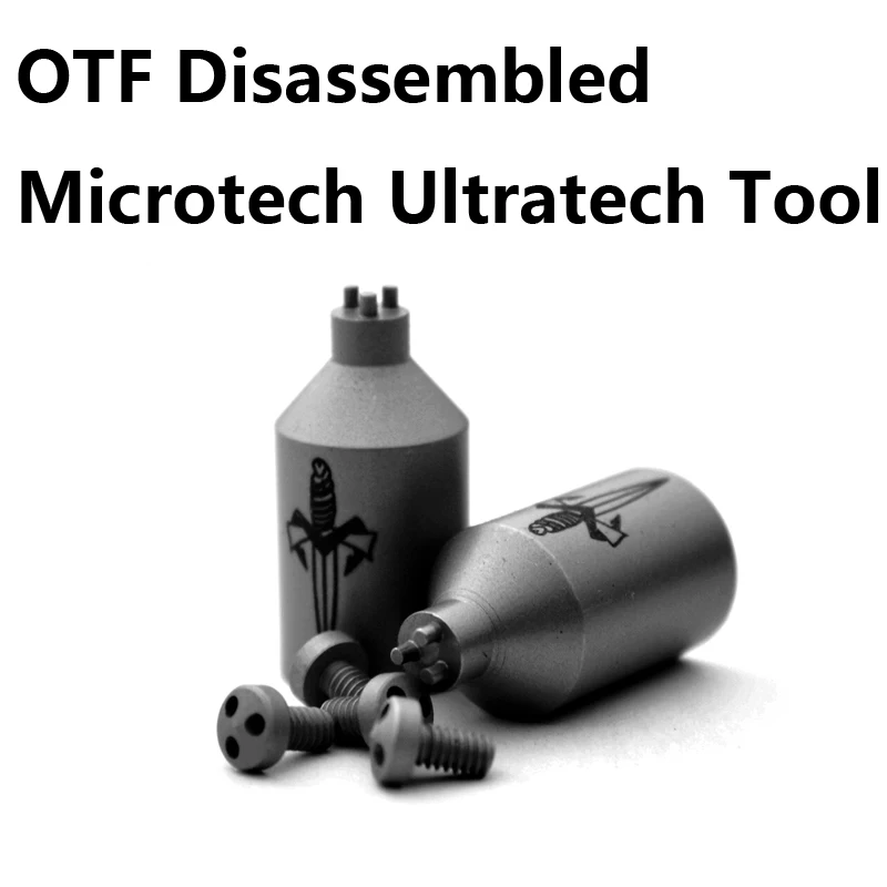 

OTF Disassembled Microtech Ultratech Disassembled Tool knife screw Removal Tools For Ultratech Scarab Knife 3 hole model design