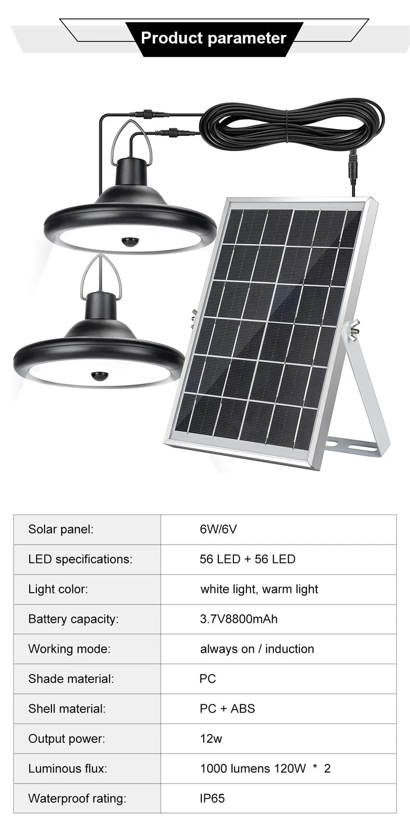 Suspension Solaire Extérieure Avec Télécommande - 3 Couleurs, étanche, 5m Câble, Pour Jardin Terrasse