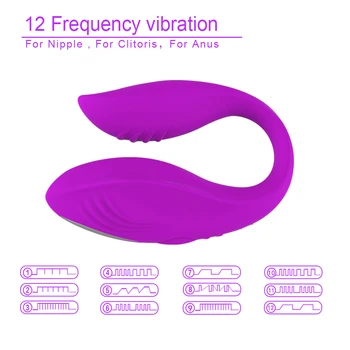 USB Rechargeable U Type Vibrating Dildo Remote Control Sex Toy for Women G Spot Clitoris Anal Stimulate Adult Toy for Couple use 3